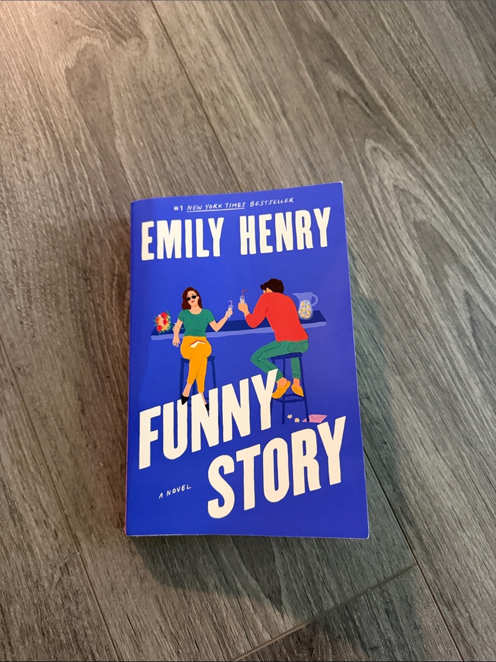 Emily Henry "Funny Story" Paperback Novel - Bright Blue Cover